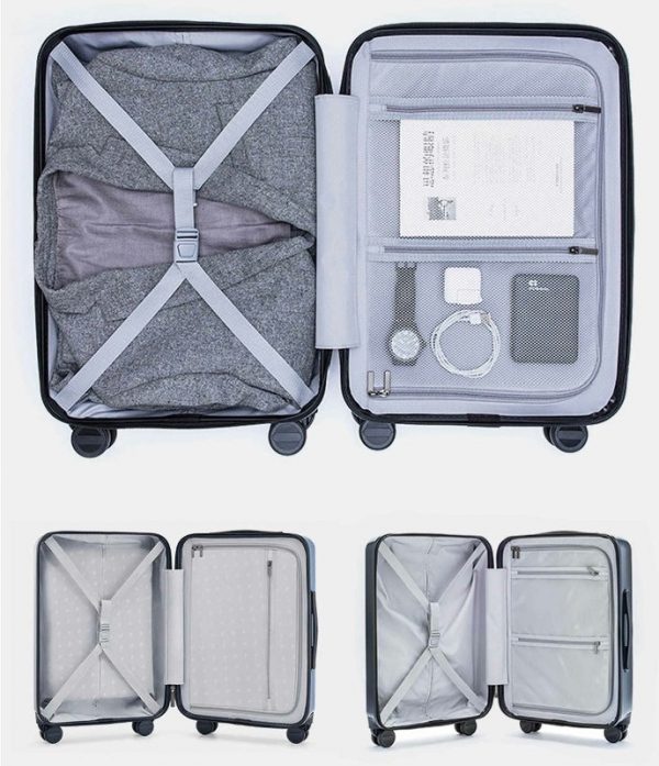 Чемодан Xiaomi 90FUN Carry On Travel Boarding Suitcase 20 Blue Lake 36 л голубой