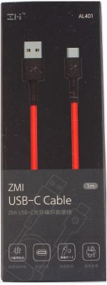 Кабель Xiaomi ZMI USB - USB Type-C 1 м AL401