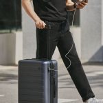 Чемодан Xiaomi USB Ninetygo Rhine Pro Plus Luggage 20 Черный