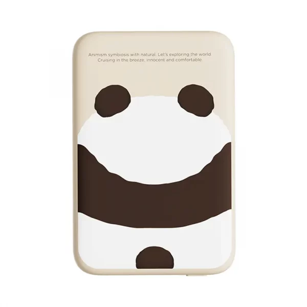 Беспроводной магнитный внешний аккумулятор (пауэрбанк) для iPhone Xiaomi SOLOVE W12 Pro Panda 10000mAh